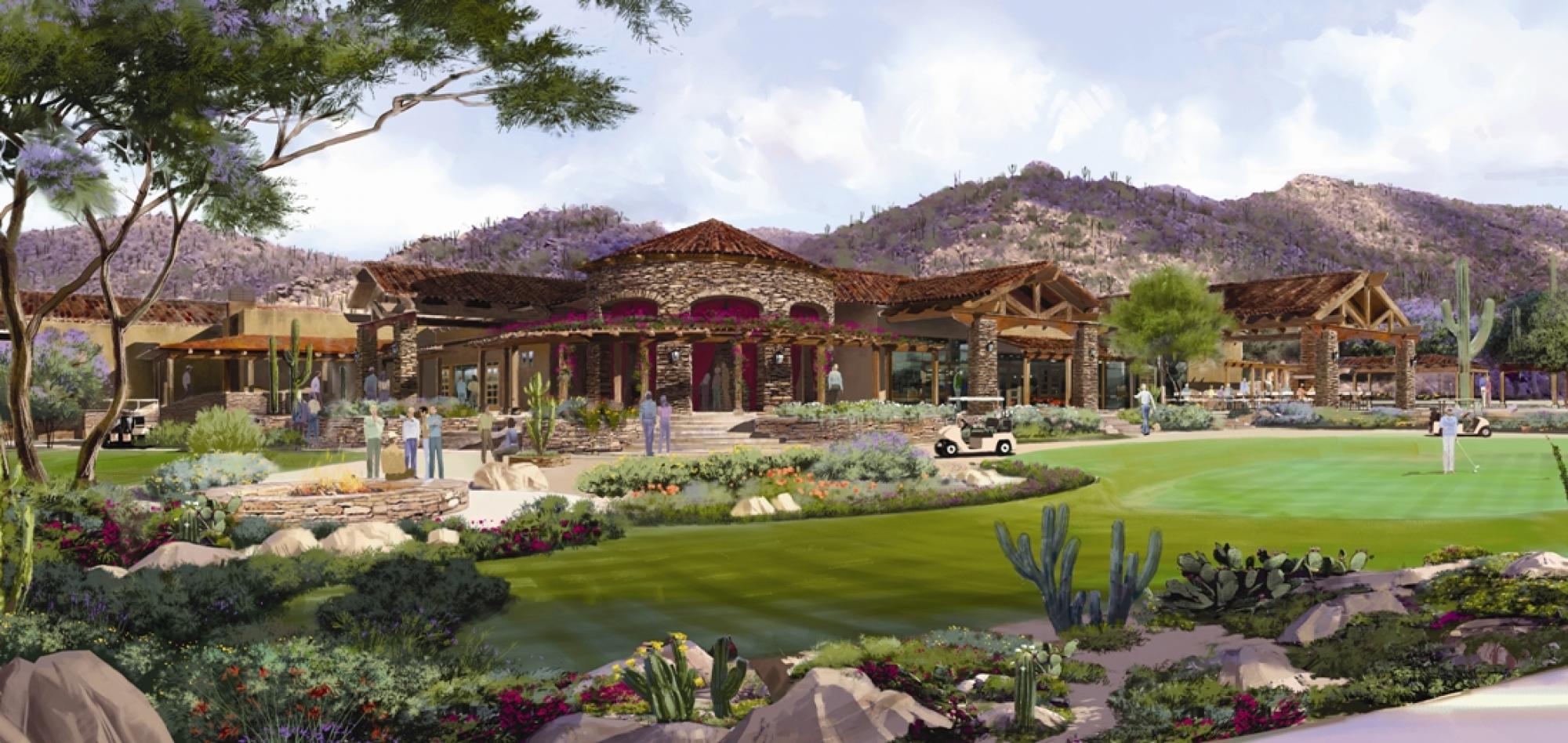 Clubhouse Exterior Rendering