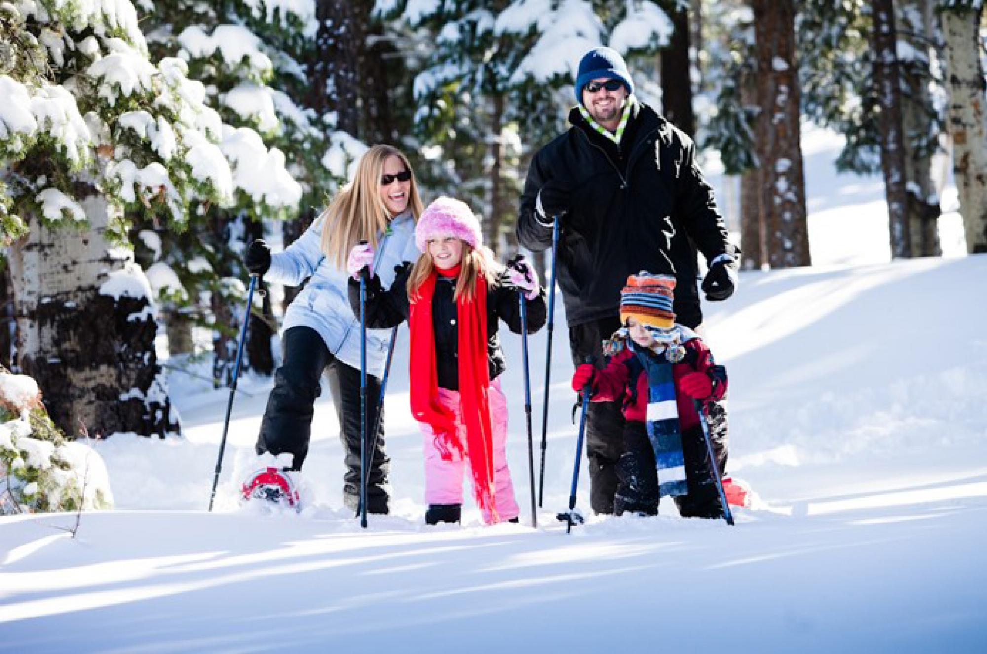 Snowshoeing at Hidden Meadow Ranch